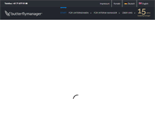 Tablet Screenshot of butterflymanager.com